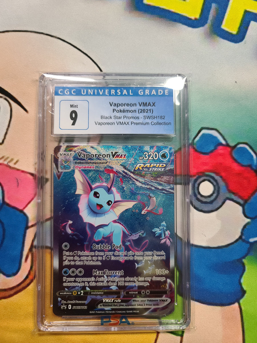 Vaporeon VMAX Pokemon (2021) Black Star Promos