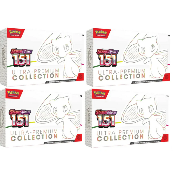 Pokemon Scarlet & Violet 151 Ultra Premium Collection 4 Box Case Jeffthrowcards Pokemon Scarlet & Violet 151 Ultra Premium Collection 4 Box Case Jeffthrowcards