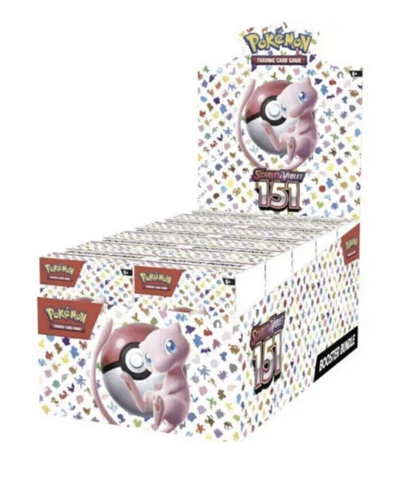 Pokemon Scarlet & Violet 151 Booster Bundle Display box Jeffthrowcards Pokemon Scarlet & Violet 151 Booster Bundle Display box Jeffthrowcards