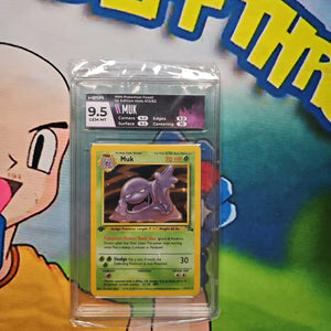 1999 POKEMON FOSSIL 1ST EDITION HOLO #13/62 MUK HGA 9.5 CERT 8BKM8ZYN2W