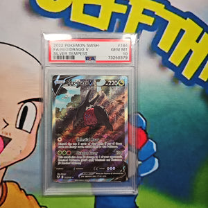 2022 POKEMON SWSH FA/REGIDRAGO V SILVER TEMPEST PSA 10 CERT 73250379