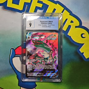 RAYQUAZA VMAX POKEMON (2022) SILVER TEMPEST - TG20/TG30 CHARACTER RARE CGC 9 CERT 4195532034