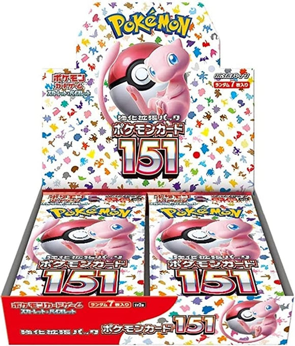 [JAPANESE] Pokemon Card Game TCG Booster Box SV2a - Pokemon Card 151