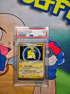 2003 POKEMON EX RAICHU EX - HOLO SANDSTORM PSA 7 CERT 59587979