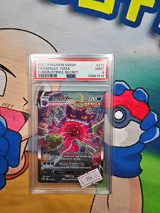 2021 POKEMON SWSH FA/GENGAR VMAX FUSION STRIKE-SECRET PSA 9 CERT 79887513