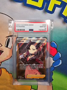 2020 POKEMON SWSH FA/MARNIE PSA 10 CERT 73236085