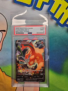 2022 POKEMON SWSH FA/CHARIZARD V BRILLIANT STARS PSA 9 CERT 66335699