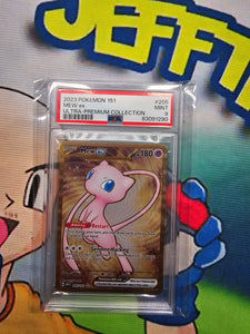 2023 POKEMON 151 MEW EX ULTRA-PREMIUM COLLECTION PSA 9 CERT 83091290