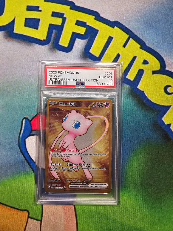 2023 POKEMON 151 MEW EX ULTRA-PREMIUM COLLECTION PSA 10 CERT 83091288