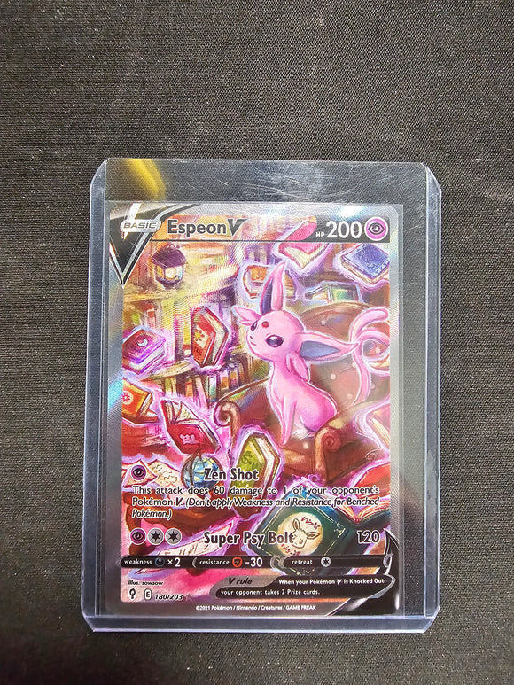 2021 POKEMON SWSH FA/ESPEON V EVOLVING SKIES 180/203 SINGLE CARD