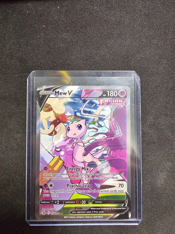 2021 POKEMON SWSH FA/MEW V FUSION STRIKE 251/264 Single Card