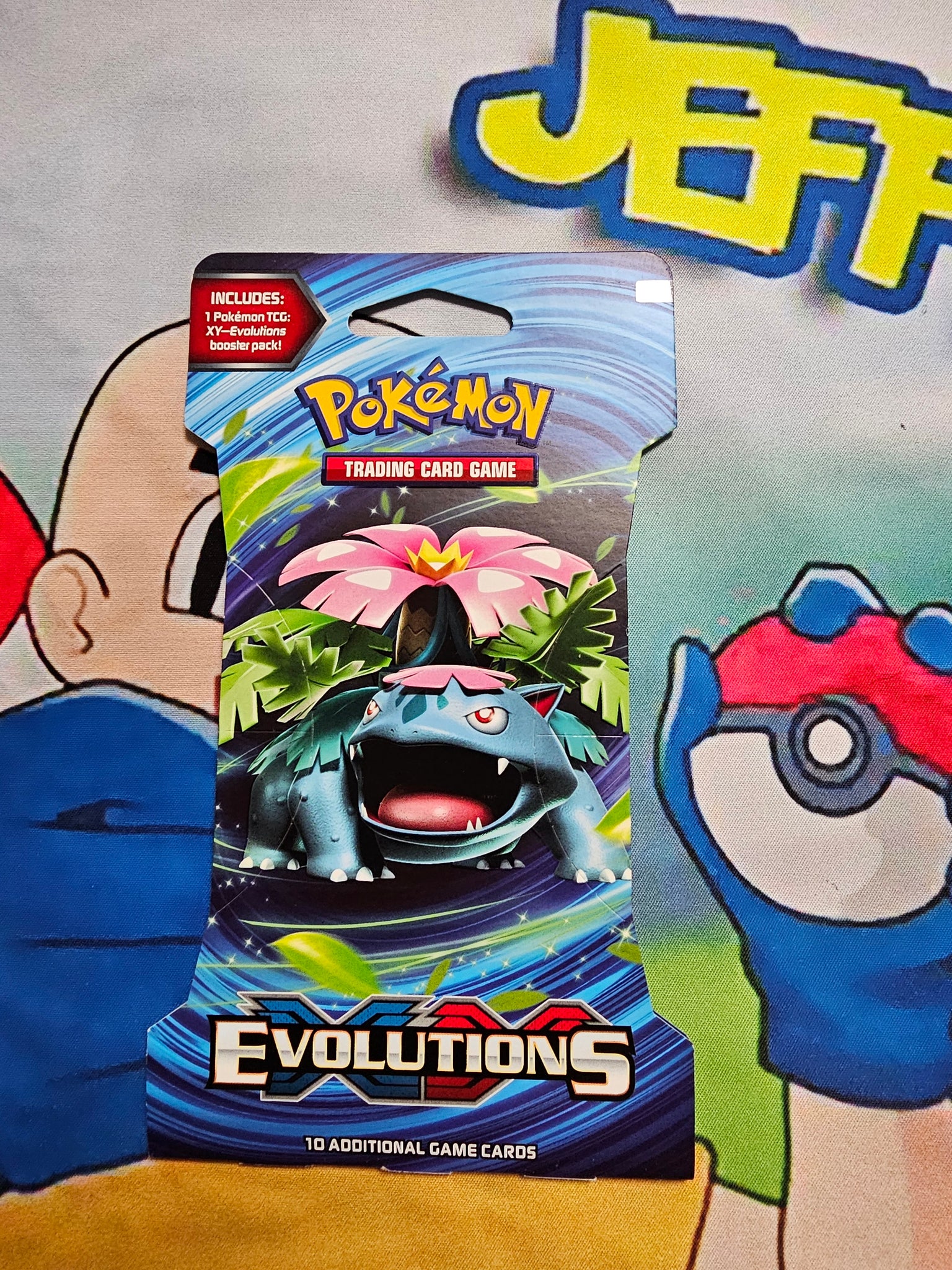 XY Evolutions Sleeved Booster Pack (venusaur art) Jeffthrowcards XY Evolutions Sleeved Booster Pack (venusaur art) Jeffthrowcards