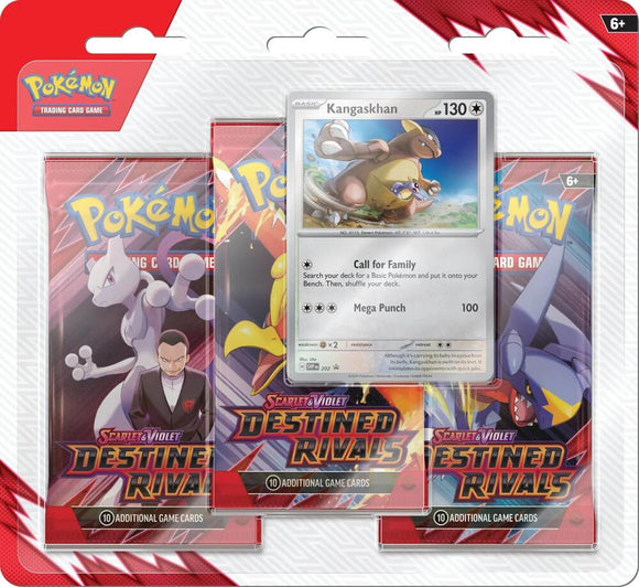 Destined Rivals 3 Pack Blister [Kangaskhan] - SV10: Destined Rivals (DRI)