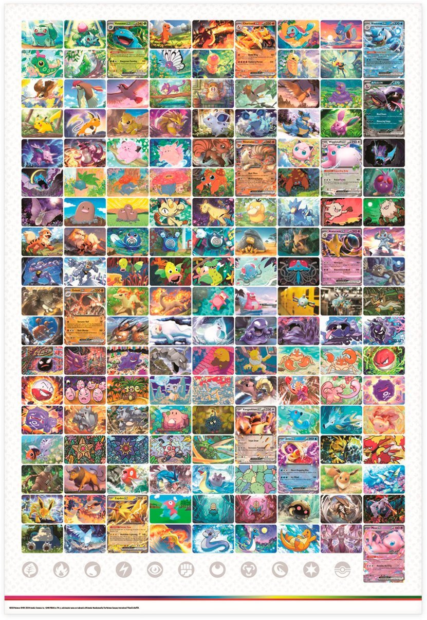 Pokemon Binder Pokemon TCG Scarlet & Violet 151 Mew Binder - 20-Page Collection Book, US Seller Pokemon Binder Pokemon TCG Scarlet & Violet 151 Mew Binder - 20-Page Collection Book, US Seller