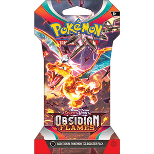 Pokemon Scarlet & Violet Obsidian Flames Sleeved Booster Pack