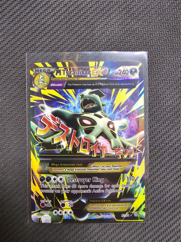 M Tyranitar EX (92 Full Art) - XY - Ancient Origins (AOR) - Single Card