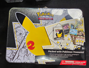 Pokemon TCG Celebration 25th Anniversary Collector’s Chest/ Lunch Box Tin Sealed