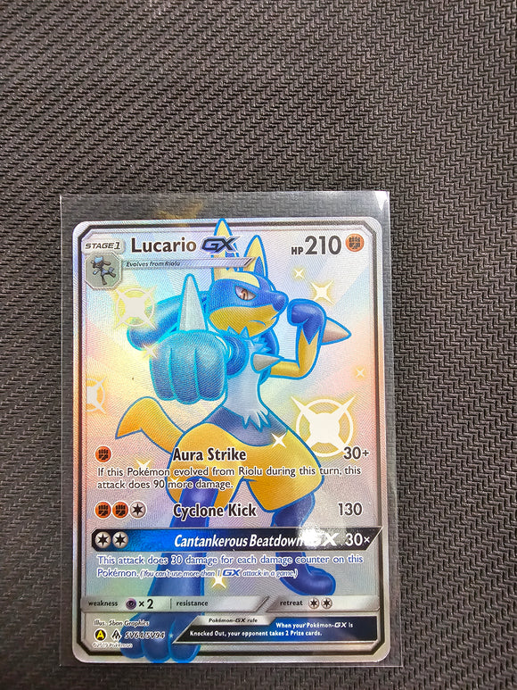 Lucario GX - Hidden Fates: Shiny Vault (HIF:SV) - Single Card