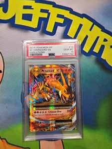 2016 POKEMON XY M CHARIZARD EX EVOLUTIONS PSA 10 CERT 72567752