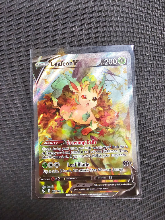 Leafeon V (Alternate Full Art) - SWSH07: Evolving Skies (SWSH07) - Single Card #1
