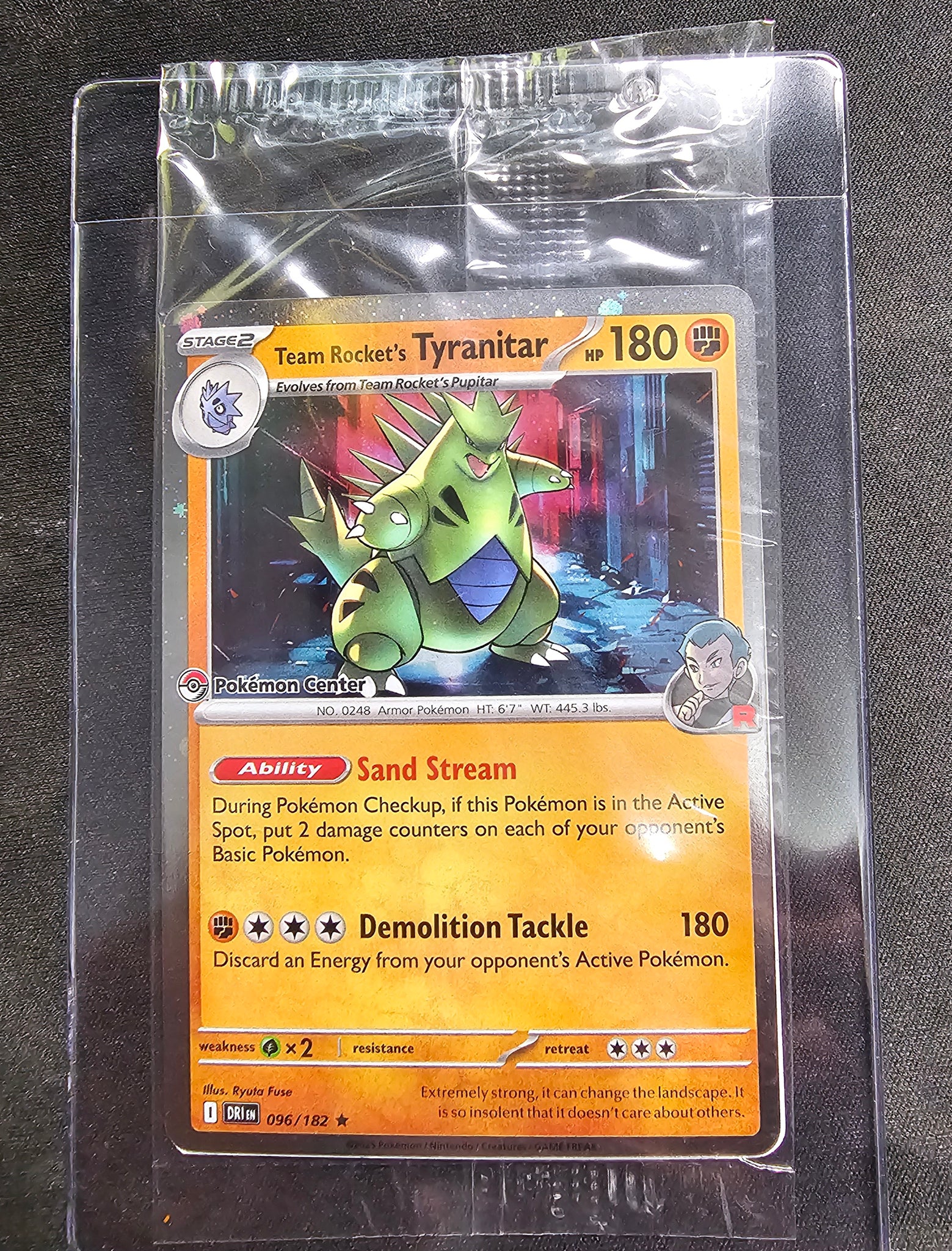 Team Rocket's Tyranitar 096/182 Sealed | Destined Rivals | Pokemon Cen Jeffthrowcards Team Rocket's Tyranitar 096/182 Sealed | Destined Rivals | Pokemon Cen Jeffthrowcards