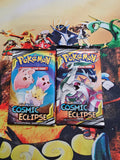 Cosmic Eclipse Sleeved Booster pack (art as shown) (2 Packs)