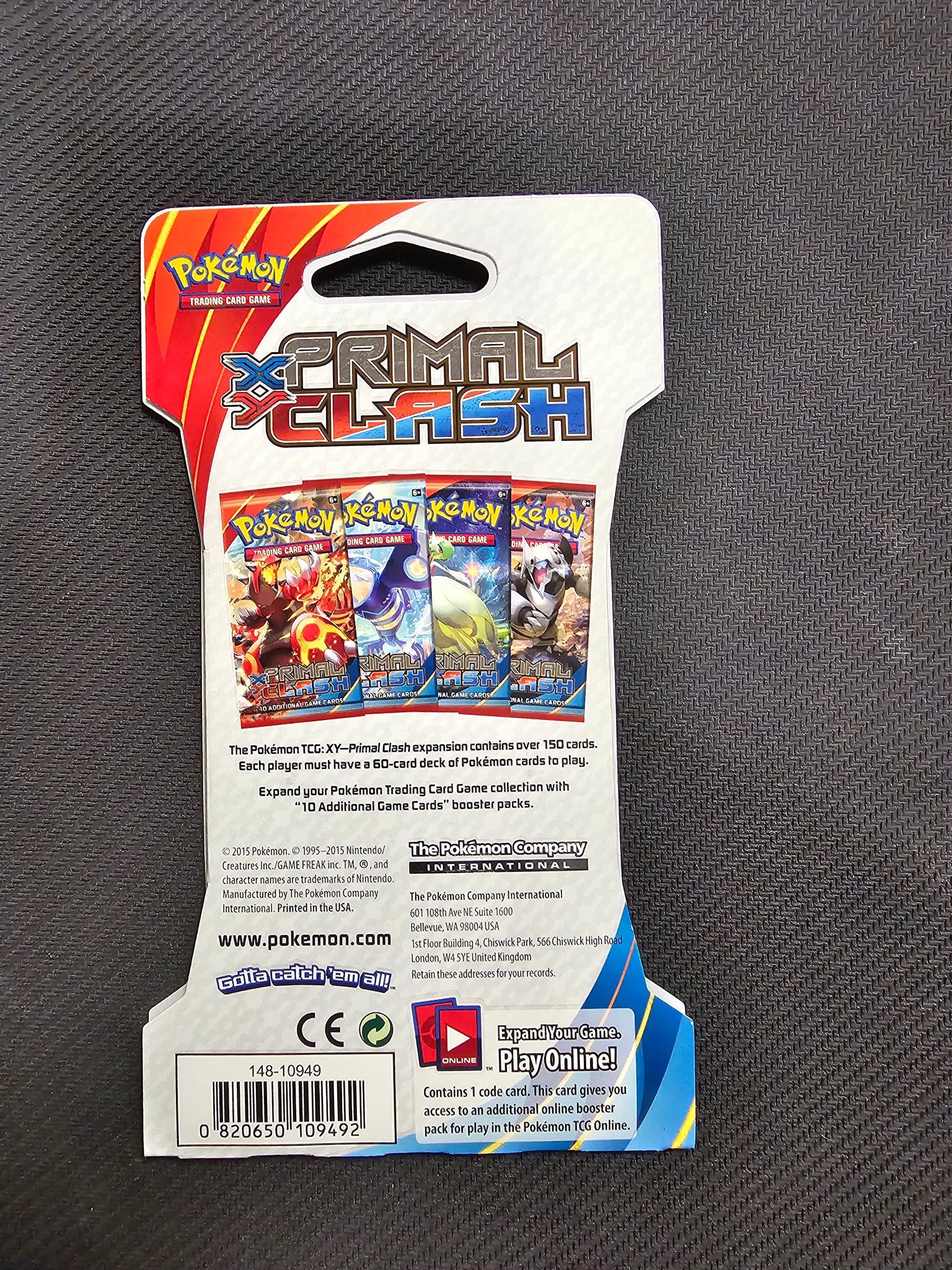 pokemon booster box primal clash XY - Primal Clash Sleeved Booster Pack - XY
