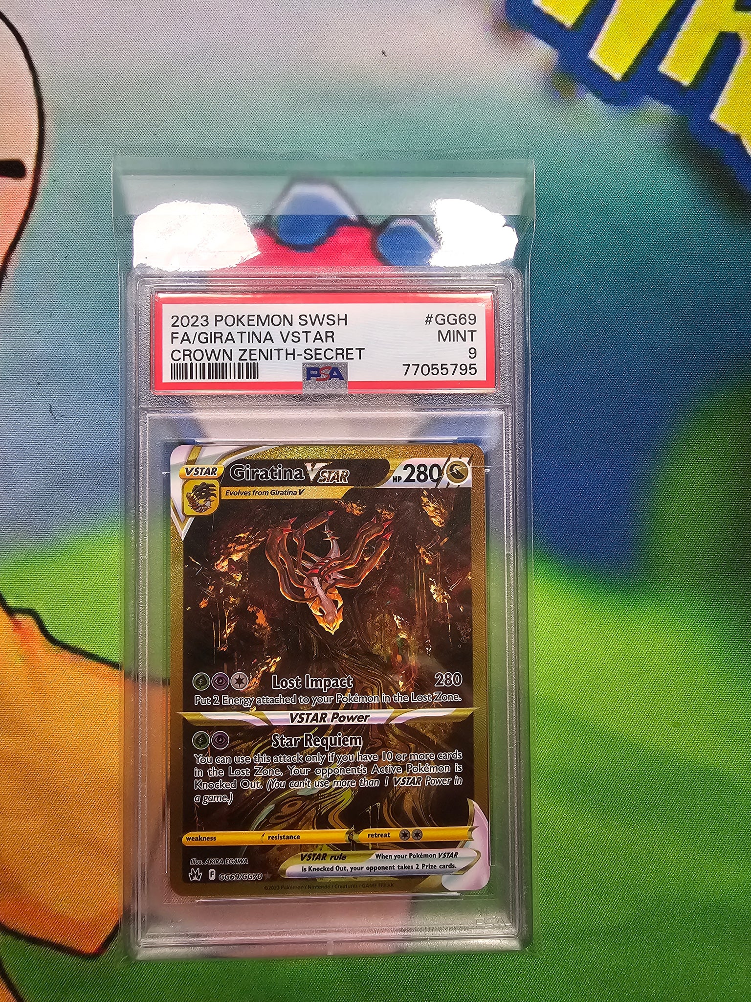 2023 POKEMON SWSH FA/GIRATINA VSTAR CROWN ZENITH-SECRET PSA 9 CERT 770 Jeffthrowcards 2023 POKEMON SWSH FA/GIRATINA VSTAR CROWN ZENITH-SECRET PSA 9 CERT 770 Jeffthrowcards