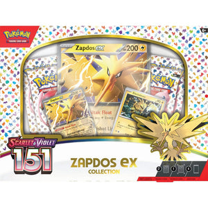 Pokemon Scarlet & Violet 151 Zapdos EX Box