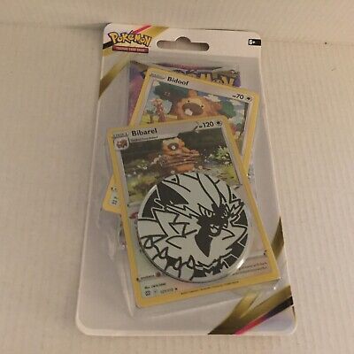 Pokemon Lost Origin Blister Pack (Bidoof and Bibarel) + Coin