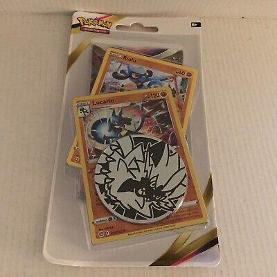 Pokemon Lost Origin Blister Pack (Riolu and Lucario) + Coin