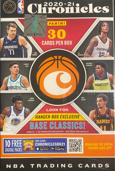 2020-2021 Chronicles NBA Basketball Hanger Box