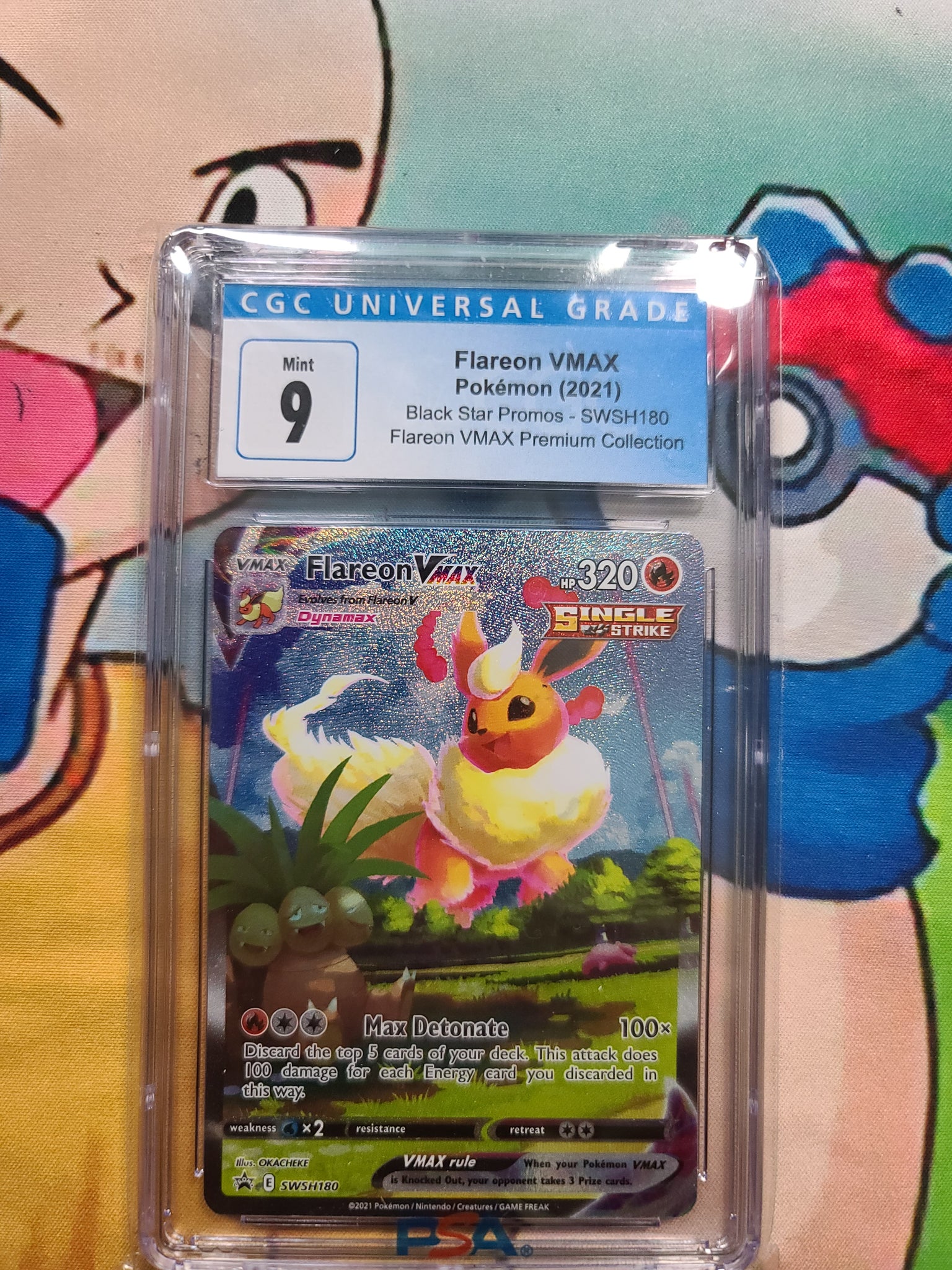 FLAREON VMAX POKEMON (2021) BLACK STAR PROMOS - SWSH180 FLAREON VMAX P Jeffthrowcards FLAREON VMAX POKEMON (2021) BLACK STAR PROMOS - SWSH180 FLAREON VMAX P Jeffthrowcards