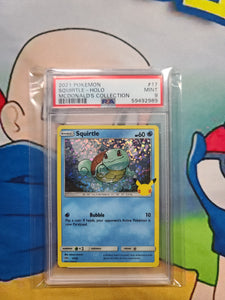 mcdonalds pokemon cards holographic 2021 POKEMON SQUIRTLE - HOLO MCDONALD'S COLLECTION