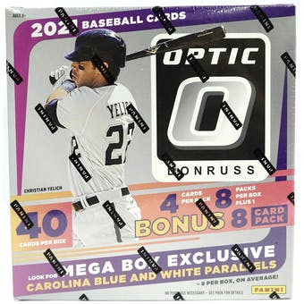 2021 Panini Donruss Optic Baseball MLB Mega Box