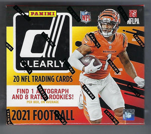 2021 Panini Clearly Donruss Football Hobby Box