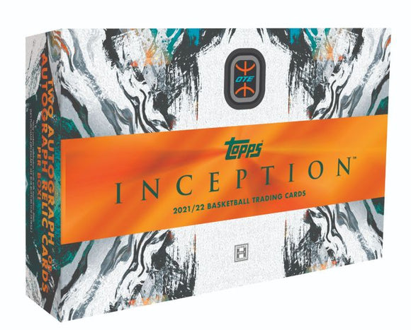 2021/22 Topps Inception Overtime Elite Basketball Hobby Box