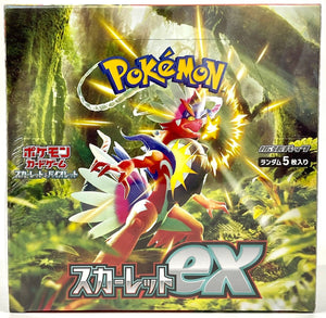 [JAPANESE] Pokemon Card Game TCG Scarlet & Violet Booster Box SV1S - Scarlet ex - Blowout Sale