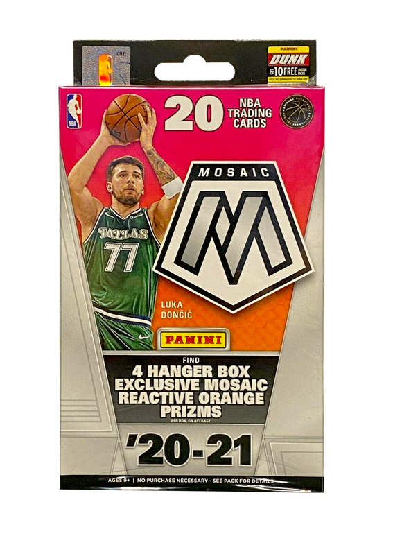 20-21 Panini Mosaic Basketball NBA Hanger Box