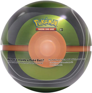 Pokemon TCG: Poke Ball Tin - Varying Styles - 3 Booster Packs