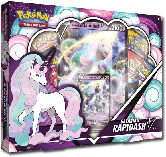 Pokemon TCG: Galarian Rapidash V Box