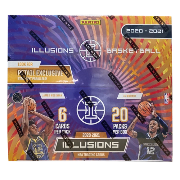 20-21 Panini Illusions NBA Basketball 20PK Box