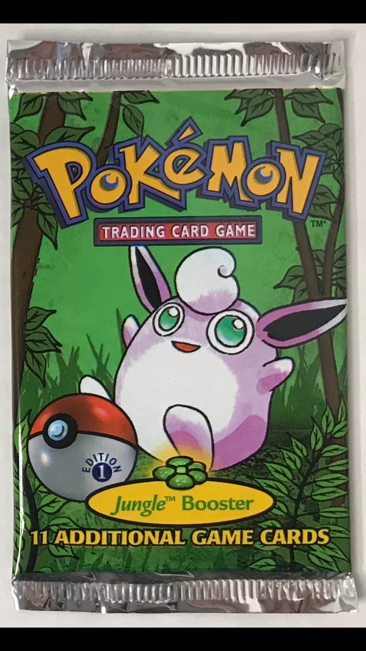 1st Edition Jungle Booster Box Break (1 pack) Jeffthrowcards 1st Edition Jungle Booster Box Break (1 pack) Jeffthrowcards