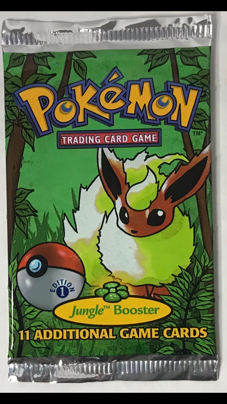 1st Edition Jungle Booster Box Break (1 pack) Jeffthrowcards 1st Edition Jungle Booster Box Break (1 pack) Jeffthrowcards
