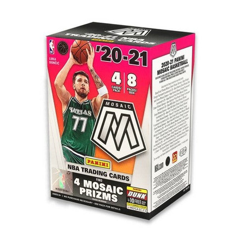 20-21 Panini NBA Mosaic Basketball Trading Card Blaster Box
