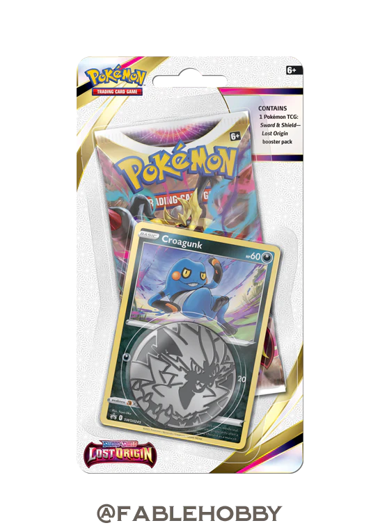 Pokemon Lost Origin Croagunk Checklane Blister Pack