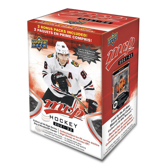 2021 - 2022 Upper Deck MVP NHL Blaster Box