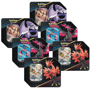 Pokemon TCG: Sword & Shield Crown Zenith Tins | Set of 6 FULL CASE  (no tin/opened on stream)