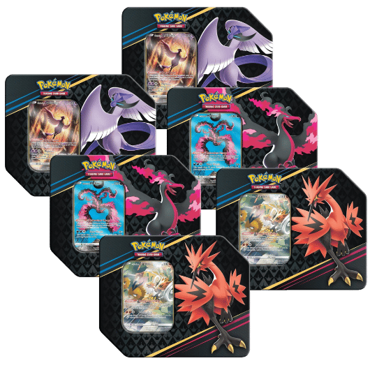 Pokemon TCG: Sword & Shield Crown Zenith Tins | Set of 6 FULL CASE  (no tin/opened on stream)