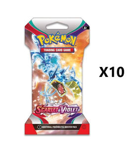 Scarlet & Violet - Sleeved Booster Pack X10